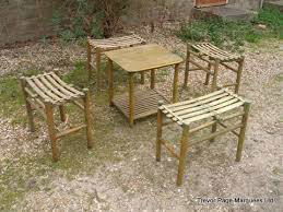 Bamboo garden set