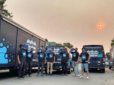 Different types of Water in h2go Water On Demand Company