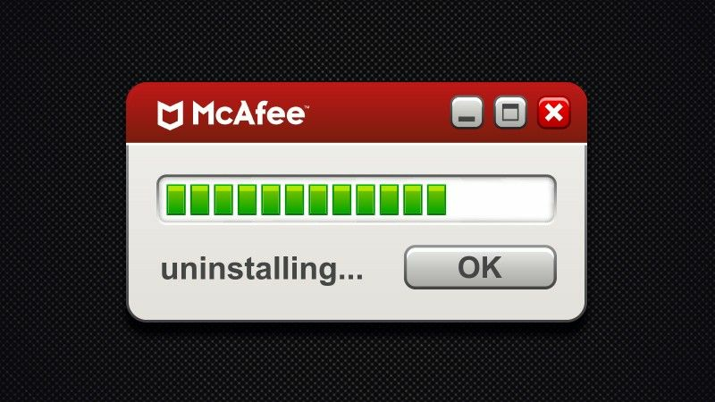 How long does it take to uninstall McAfee