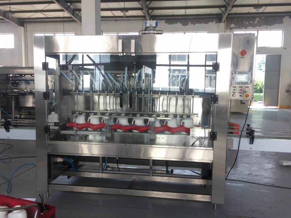 Detergent filling machine for Canada customer