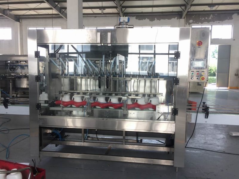 Detergent filling machine for Canada customer