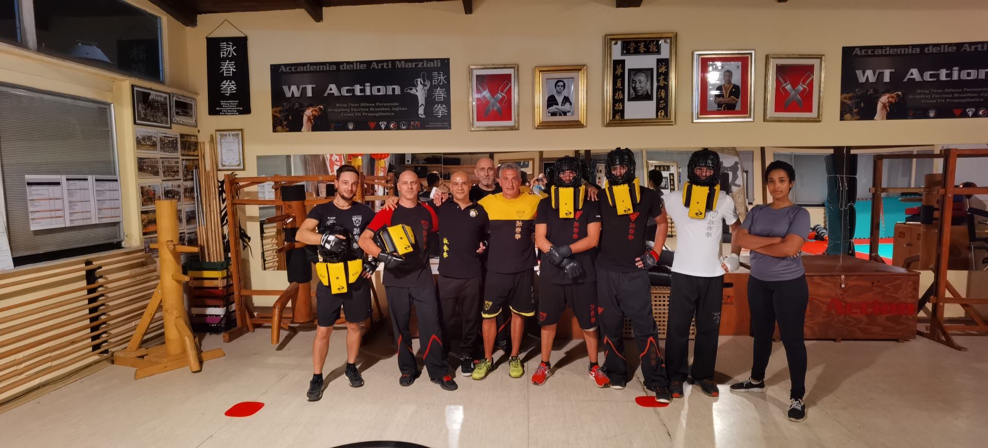 Sifu Filippello's Wt Action school of Wingchun in Roma choose NECK-PRO