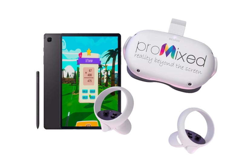 השכרת משקף אוקולוס קווסט 2 + טאבלט + אפליקציה באלימט