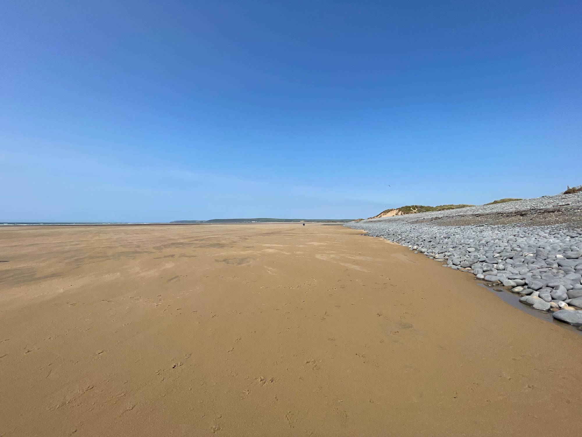 Day 7 - What this can't show is the wind whipping across the beach !