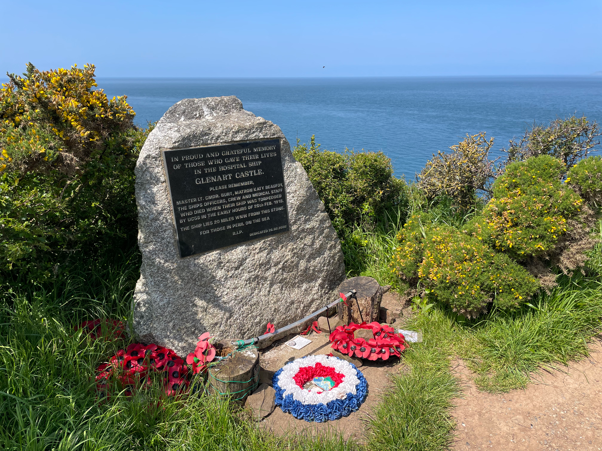 Day 9 - Memorials of all types are found along the path and I always stop to read them