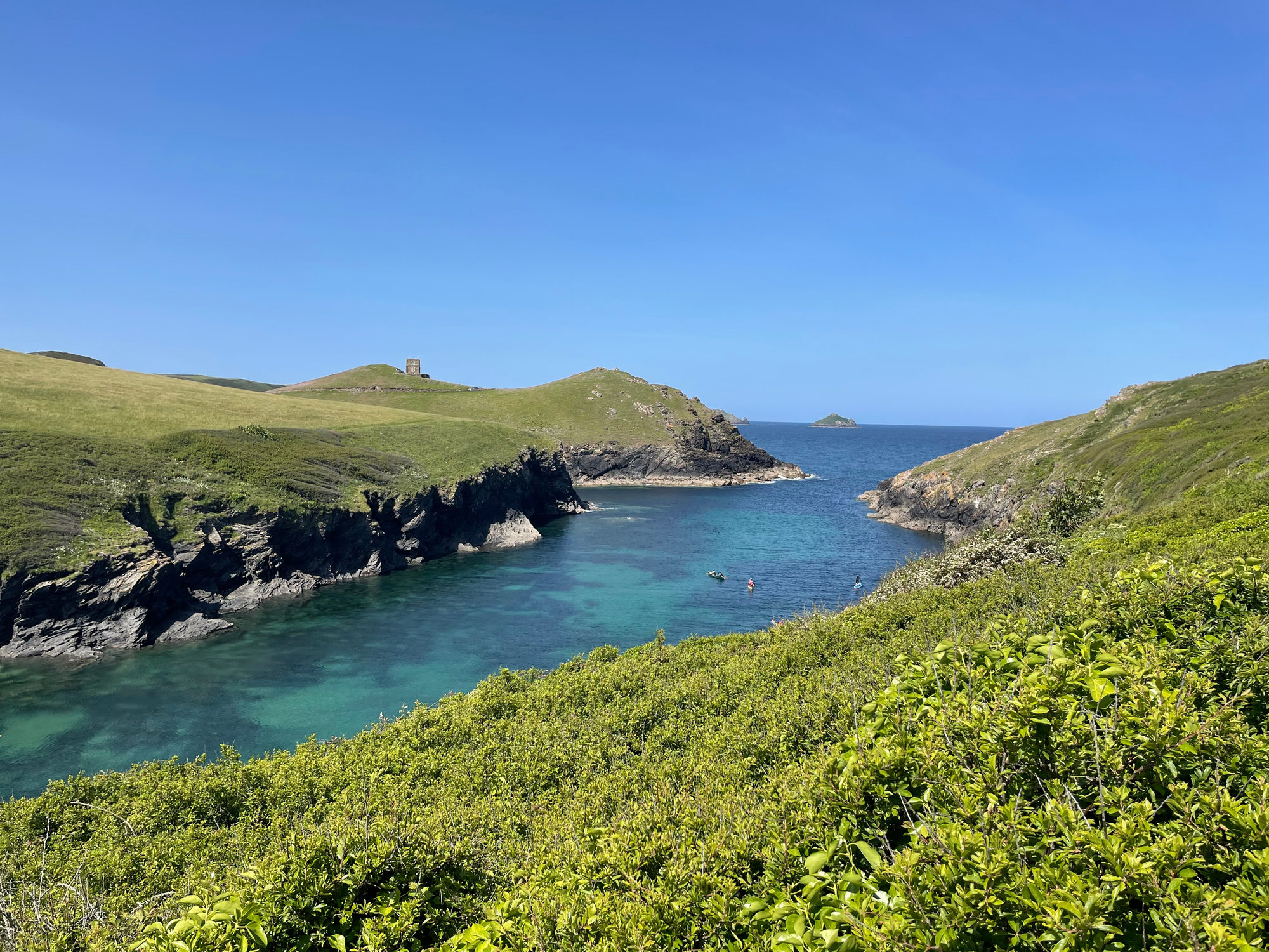 Day 14 - The inlet leading to Port Quin is just stunning