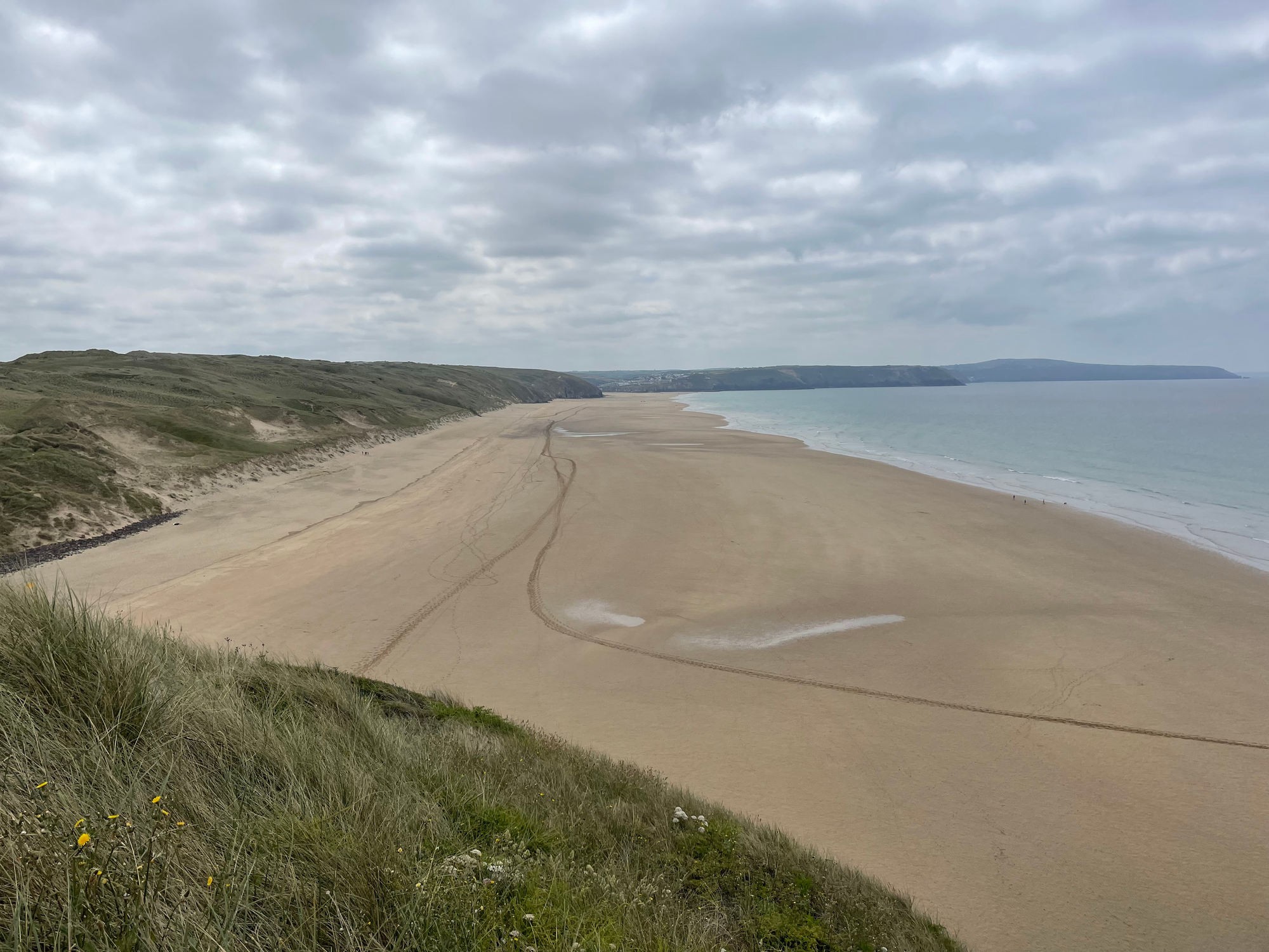 Day 18 - Perran Sands - Perranporth is at the other end of the beach somewhere !