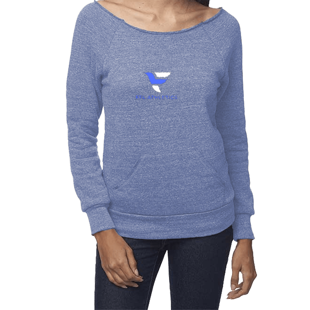  Eco Triblend Fleece Raglan w/Pouch Pocket