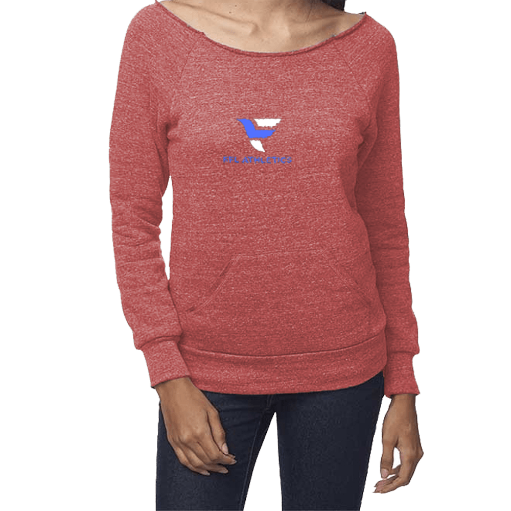  Eco Triblend Fleece Raglan w/Pouch Pocket