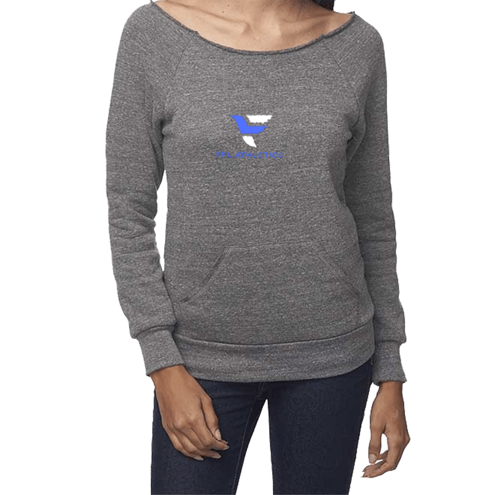  Eco Triblend Fleece Raglan w/Pouch Pocket