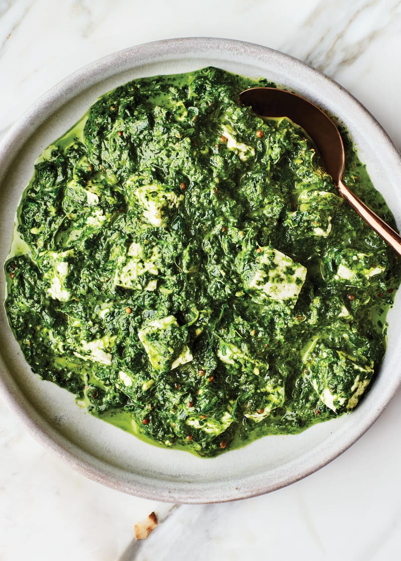 Saag Paneer/Saag Chana