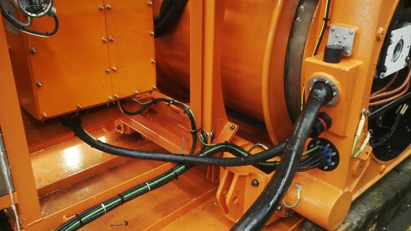 3.3KW Cable Reeler For Mines Kazakhstan