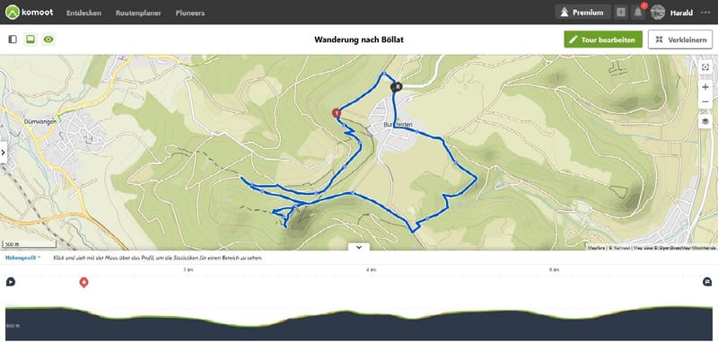 Wanderung um Burgfelden Schwäbische Alb
