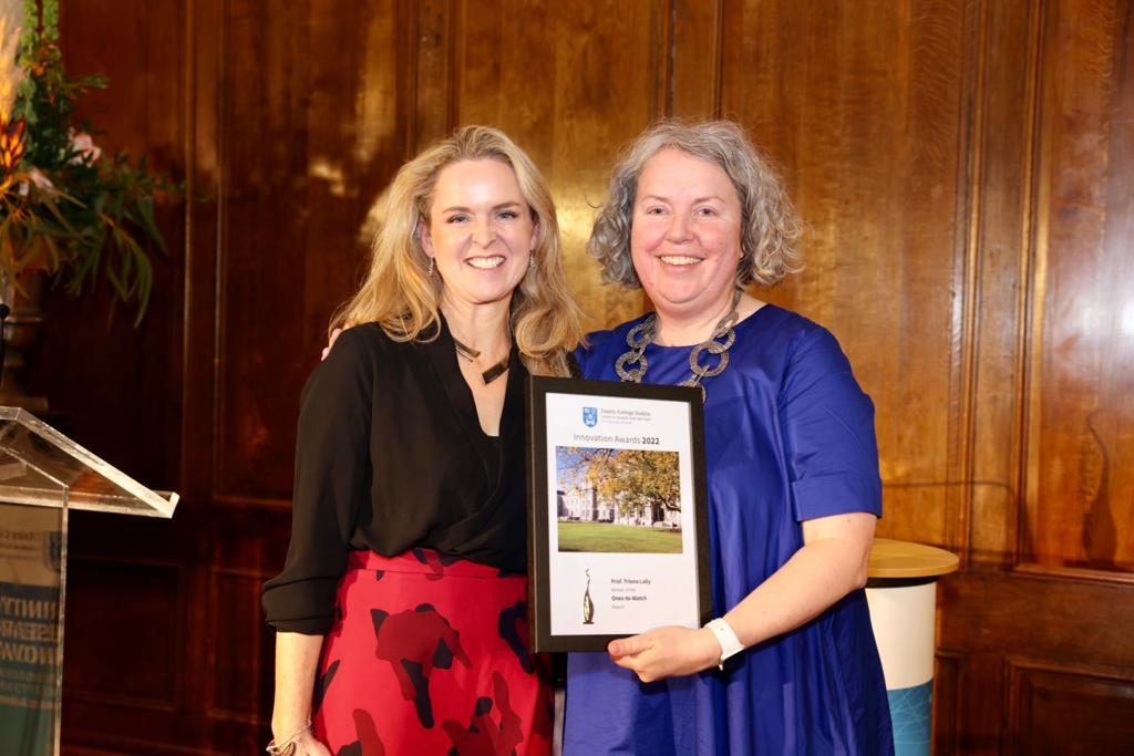 Professor Lally wins a Trinity Innovation “Ones to Watch” Award - November 2022