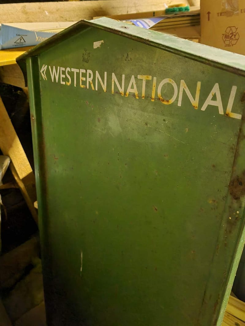 Genuine Western National (NBC) information board