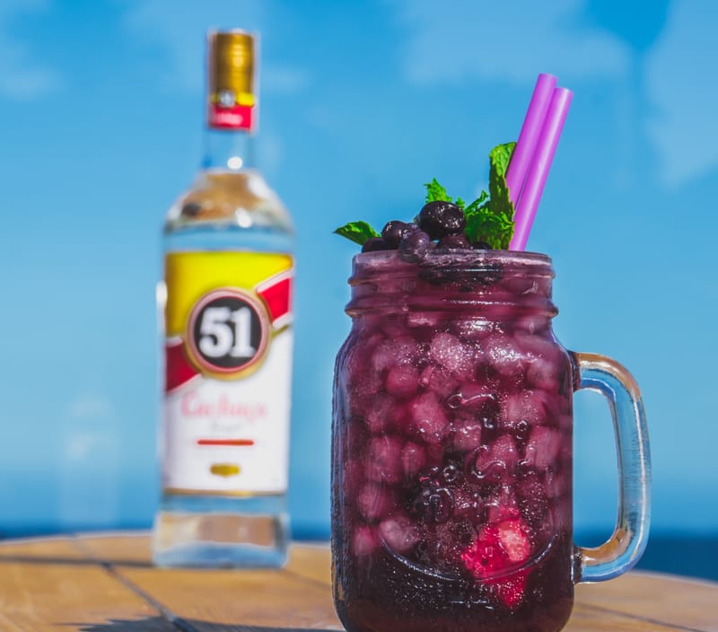 BLUEBERRY CAIPIRIÑA