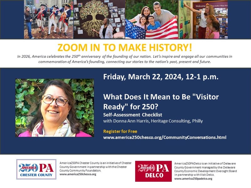 What Does It Mean to Be "Visitor Ready" for 250? A Self-Assessment Checklist