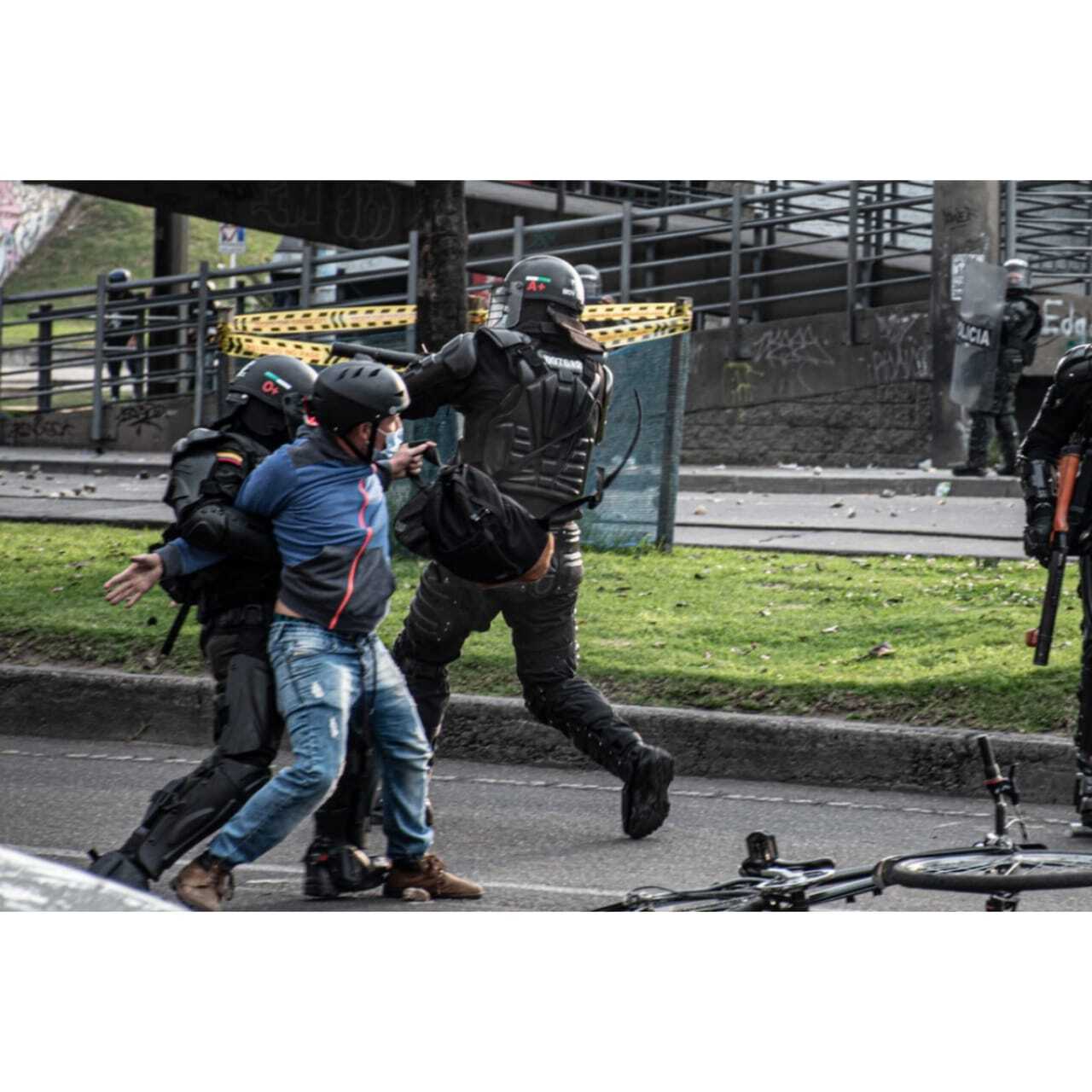 Represión y brutalidad policial en Usme