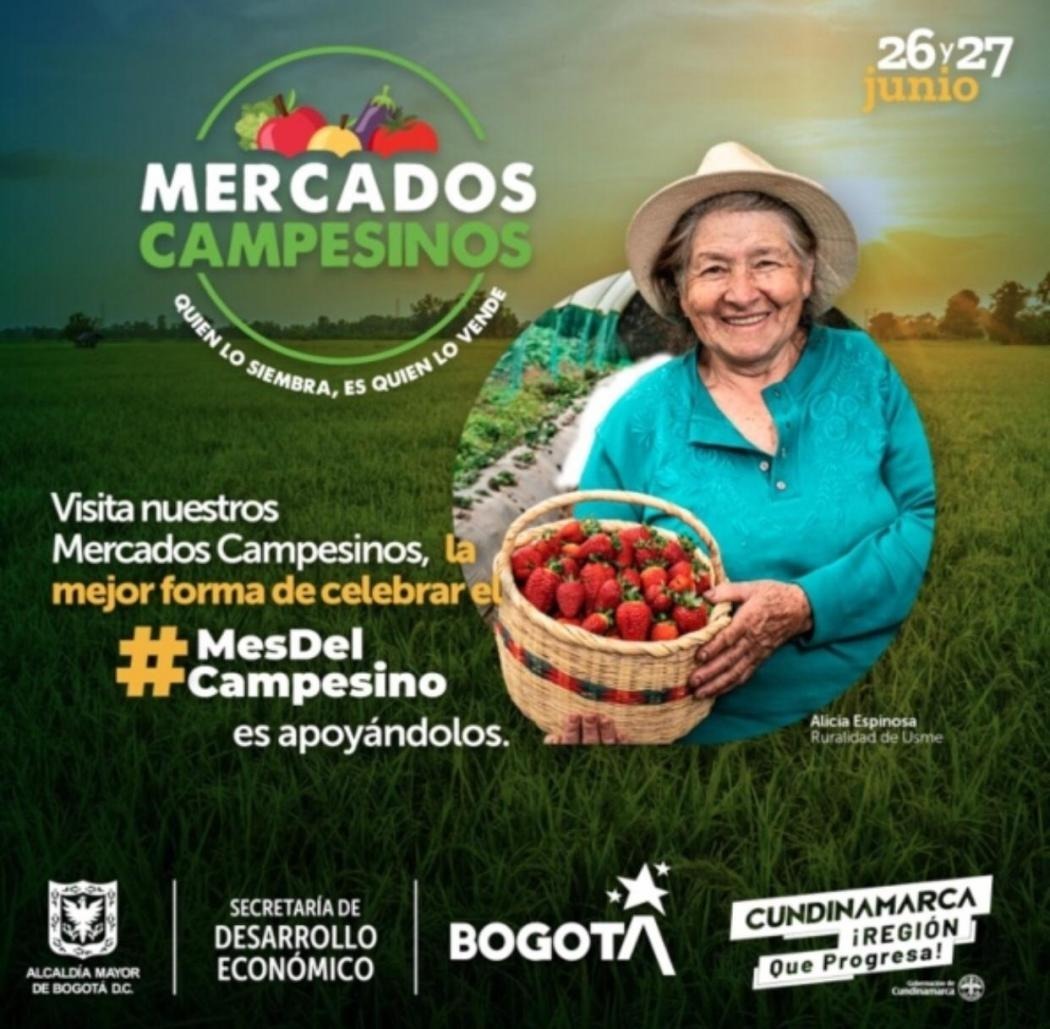Llegan a Bogotá Mercados Campesinos presenciales y virtuales