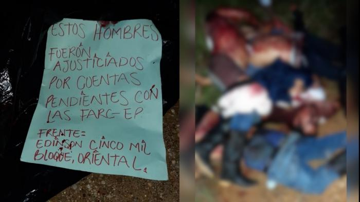 Nueva masacre en San Vicente del Caguán, cinco hombres fueron asesinados
