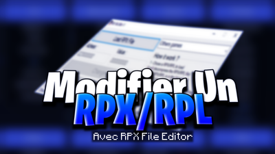 How to modify an RPX/RPL ?