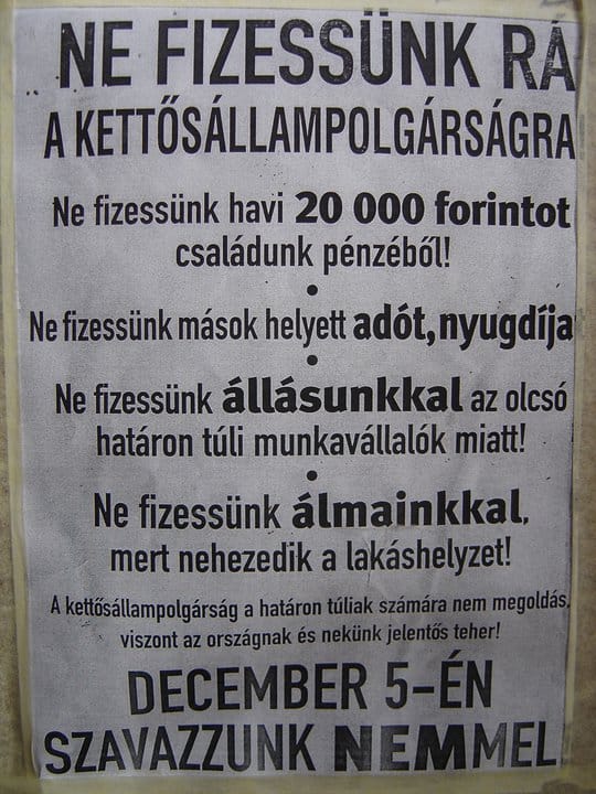 A baloldal ellenségesen viszonyul a határon túli magyarokhoz