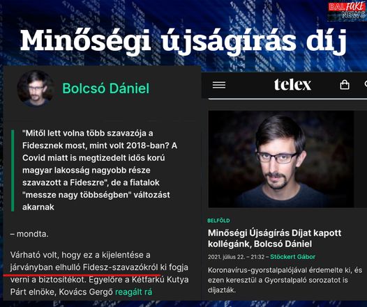 Telexnek az egyik „újságírója" Márki-Zay Péterhez hasonlóan sértegeti az időseket.