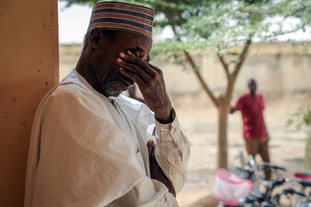 BREAKING NEWS: Families anxiously wait for news as Nigerian security forces search for 317 abducted schoolgirls