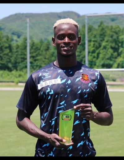 Nigeria Star Wins Player Of The MONTH in Japan
