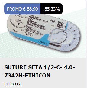 SUTURE SETA 1/2-C- 4.0-7342H-ETHICON