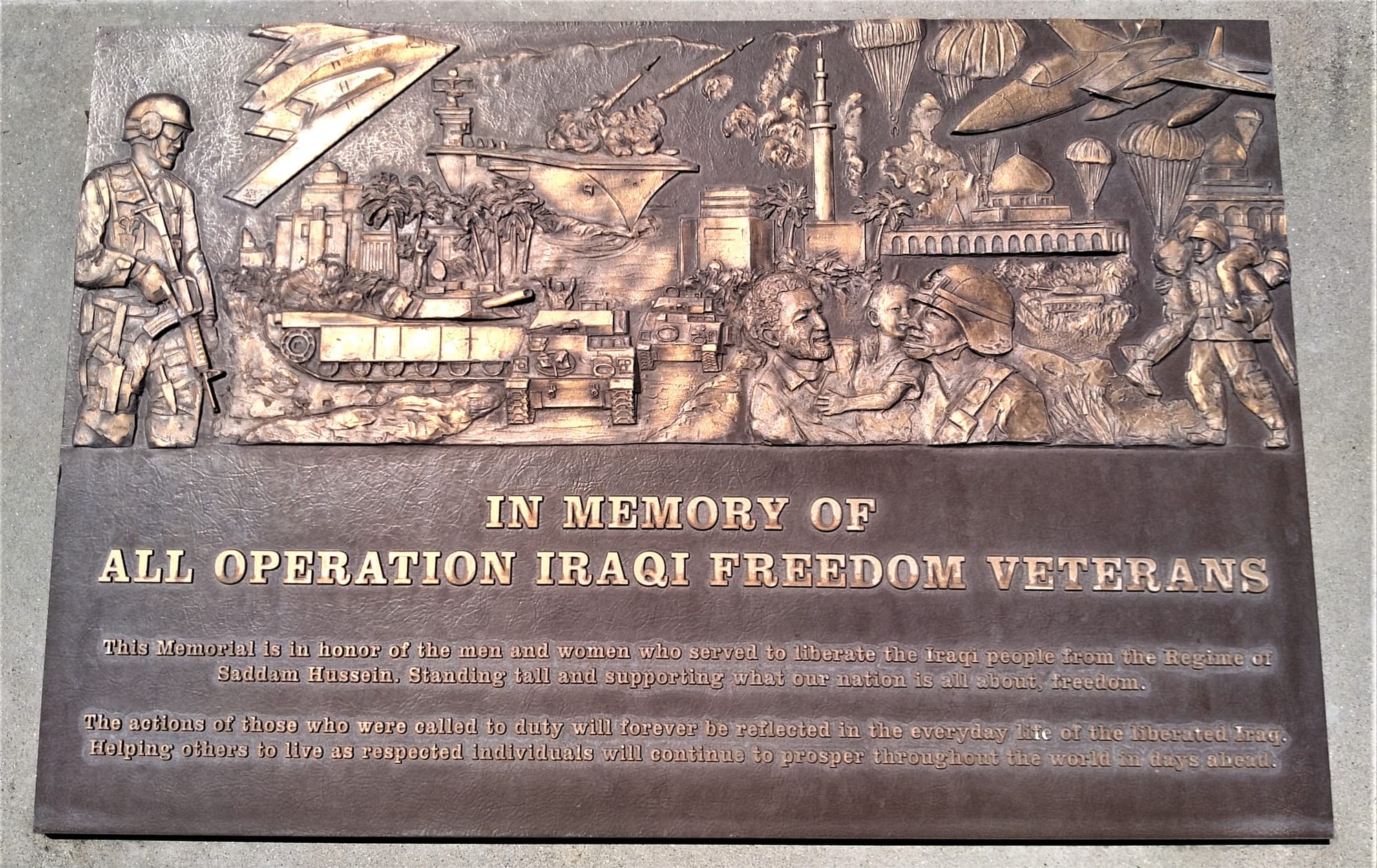 Iraqi Freedom Pedestal