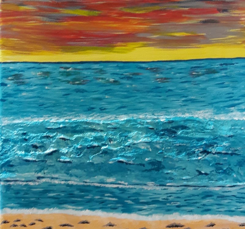 OS Paint an Ocean! Mixed Media Plaster Painting Workshop