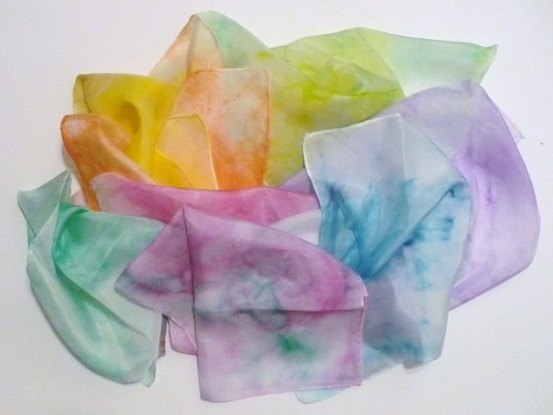 OS Experimental Silk Textile Dye workshop