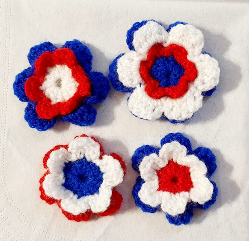 Hooked! Crochet a Flower Brooch for the Jubilee