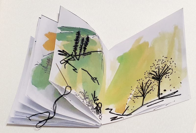 Makers Festival Paint & Stitch Sketchbooks Workshop