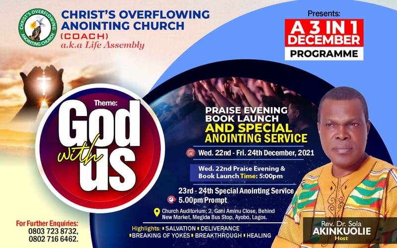 Book launch and Praise Night