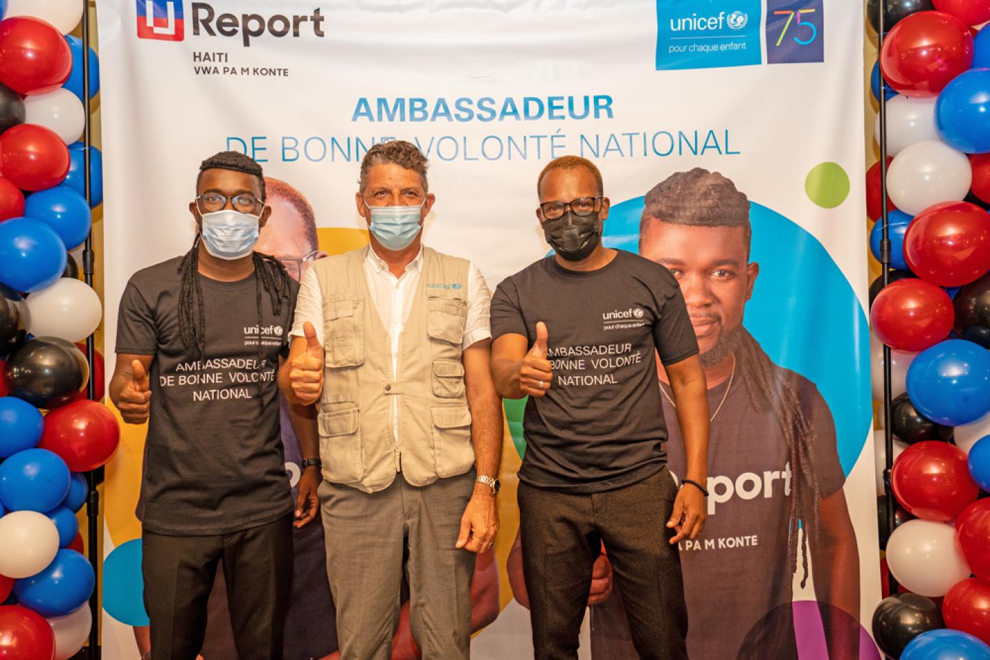 LE NOUVELISTE: Jean Jean Roosevelt et BIC ambassadeurs de bonne volonté nationaux de Unicef