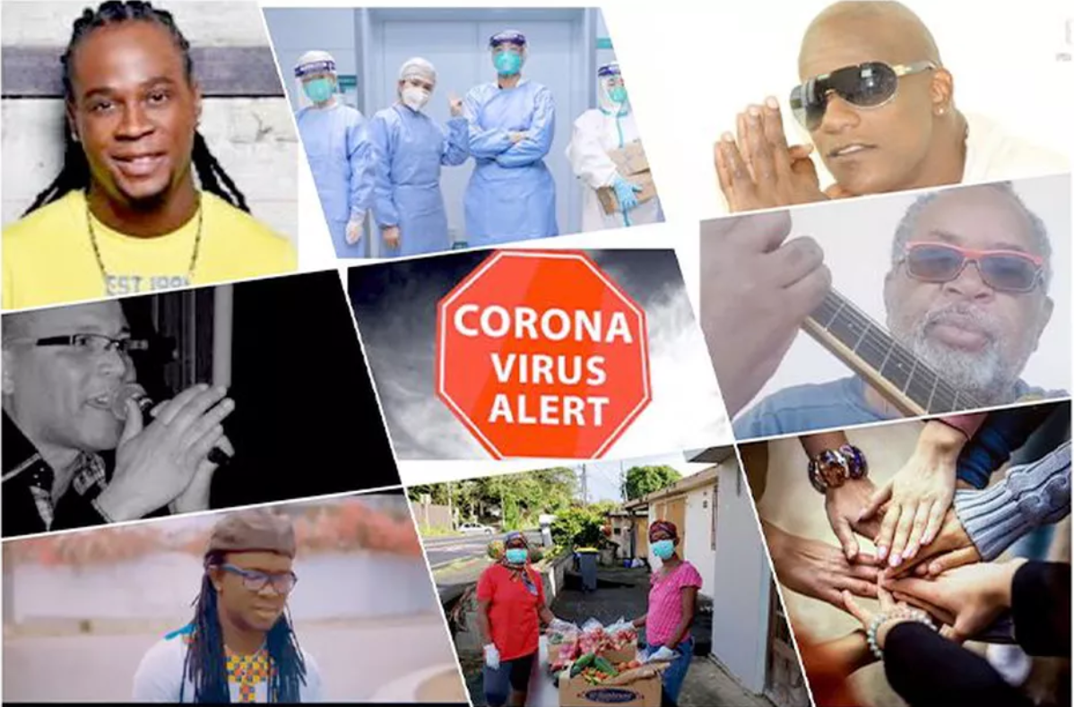 MARTINIQUE 1ere: Coronavirus : des artistes et musiciens créent des chansons sur la prévention