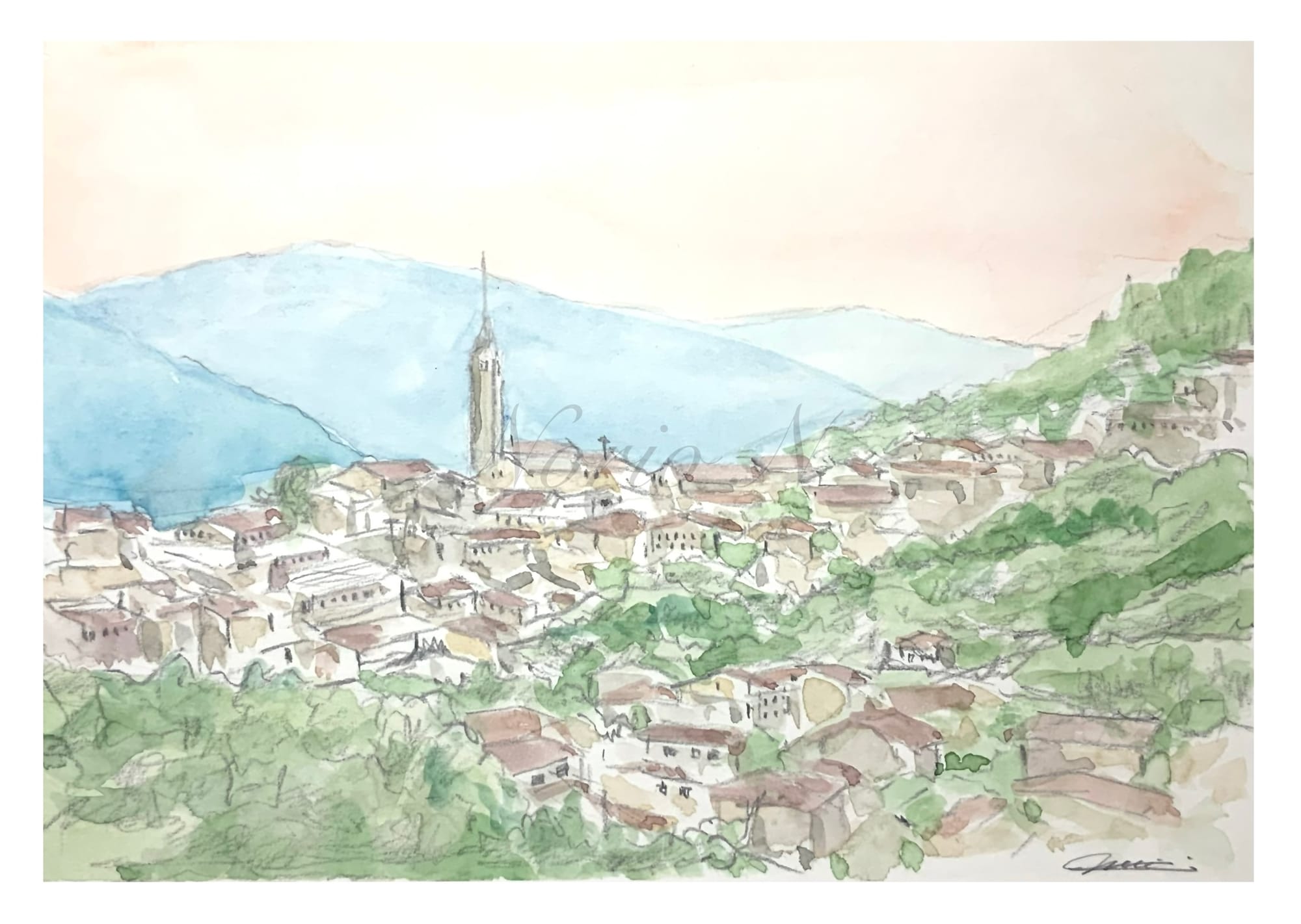 【コンバイの丘〜イタリア】