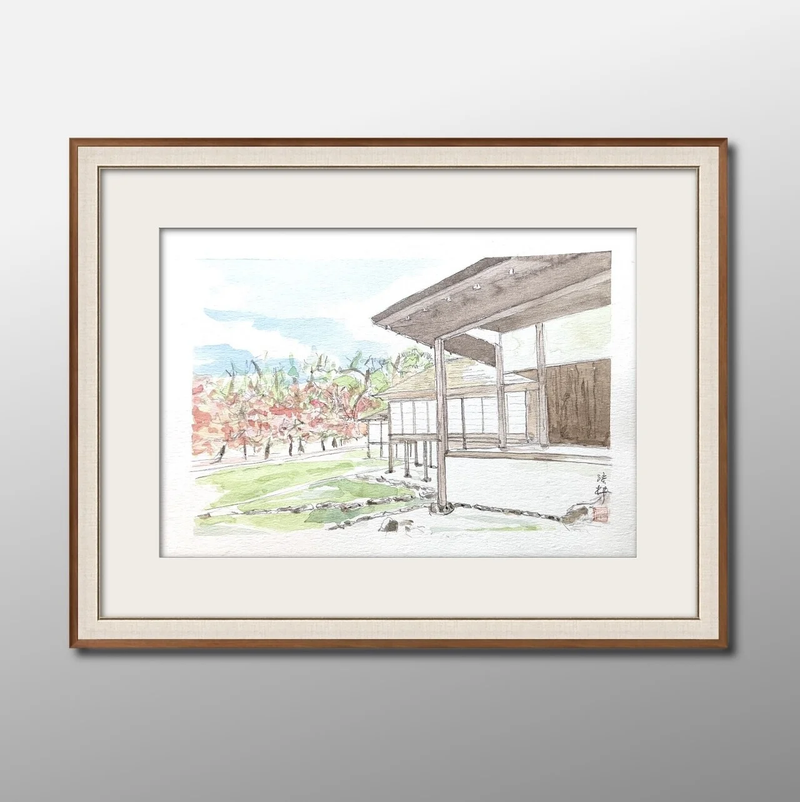 『桂離宮』スケッチ