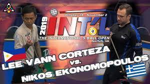 Philippines v Greece:INTERNATIONAL 9-BALL OPEN 2019