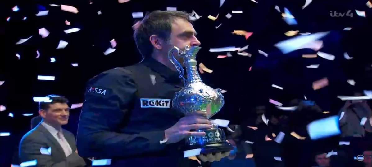 World Grand Prix 2021:Ronnie O'Sullivan  win his second World Grand Prix title.🏆