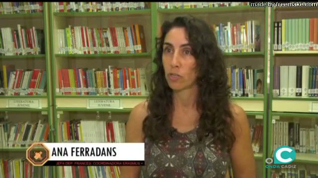 Entrevista en el IES Rafael Alberti para el programa de televisión "La buena educación".