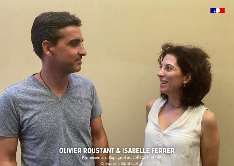 TESTIMONIO DEL PROFESORADO DEL COLLÈGE PLATEAU GOYAVES PARA LA ACADÉMIE DE LA RÉUNION.