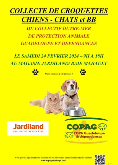 COLLECTE DE CROQUETTES LE 24/02/24