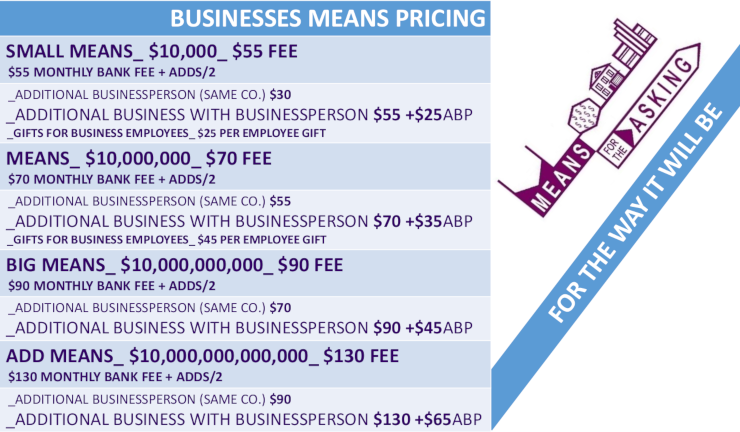 MEANS FOR BUSINESSES + MULTI-BUSINESSES