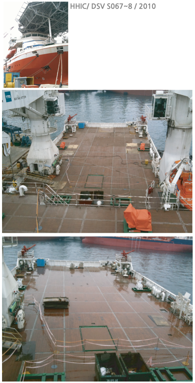 wooden deck covering