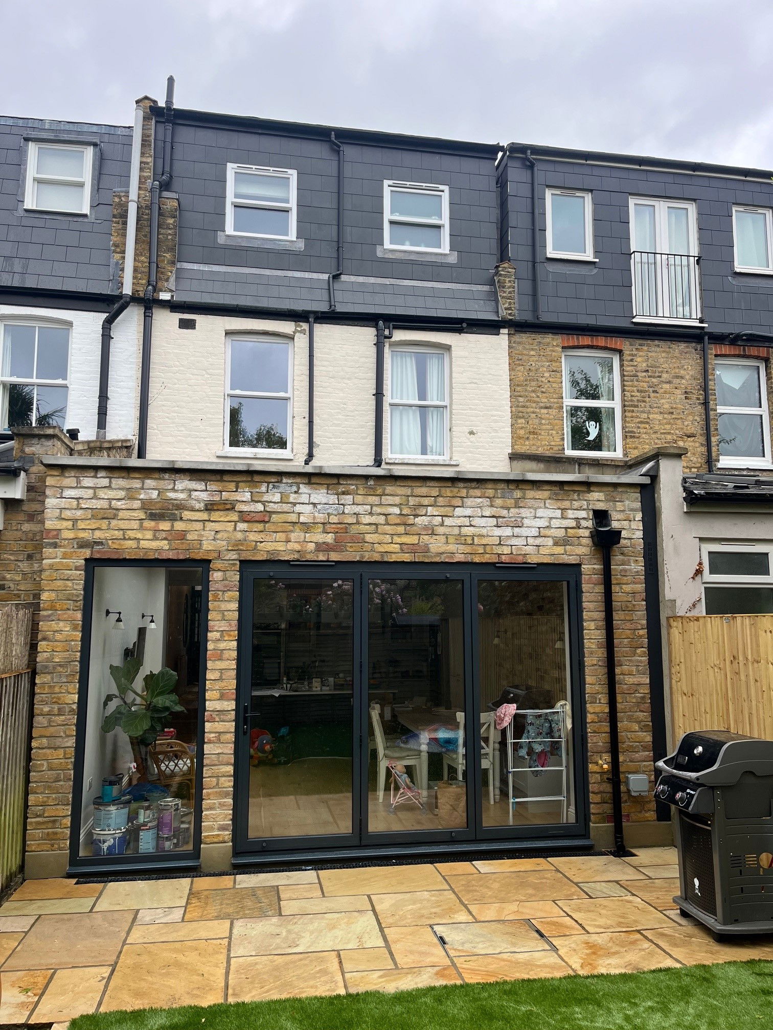 Loft and rear kitchen extension completed as part of this SW19 full house refurb