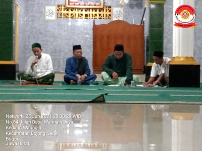 Pembukaan pengajian Bulanan tingkat Rw