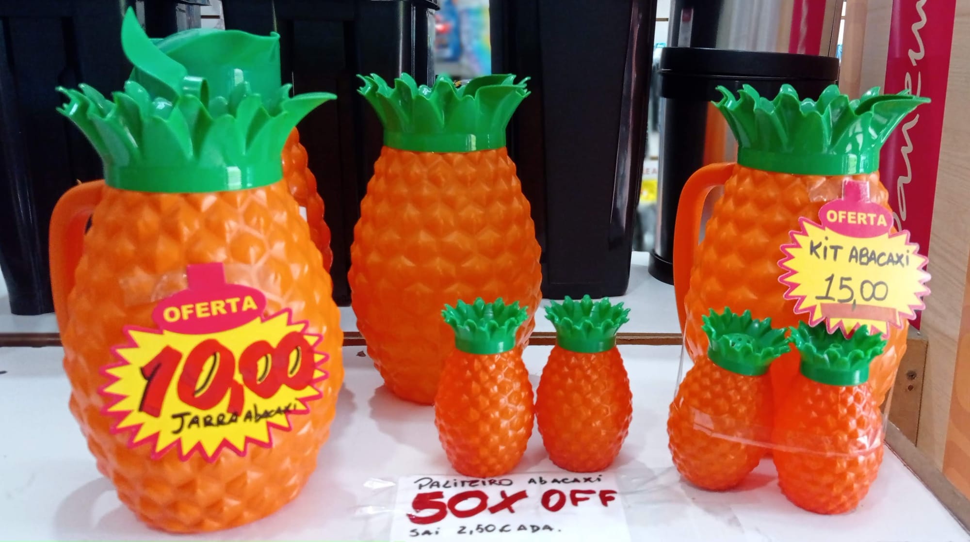 Toda a linha abacaxi com até 50% de Desconto